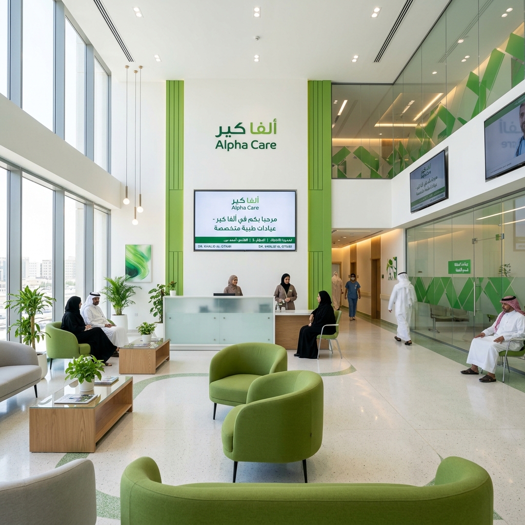 Modern clinic reception
